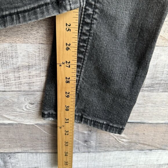 Miss Me Black Stretch Denim Low Rise Embellished Angel Wing Skinny Jeans~28 - Picture 13 of 13